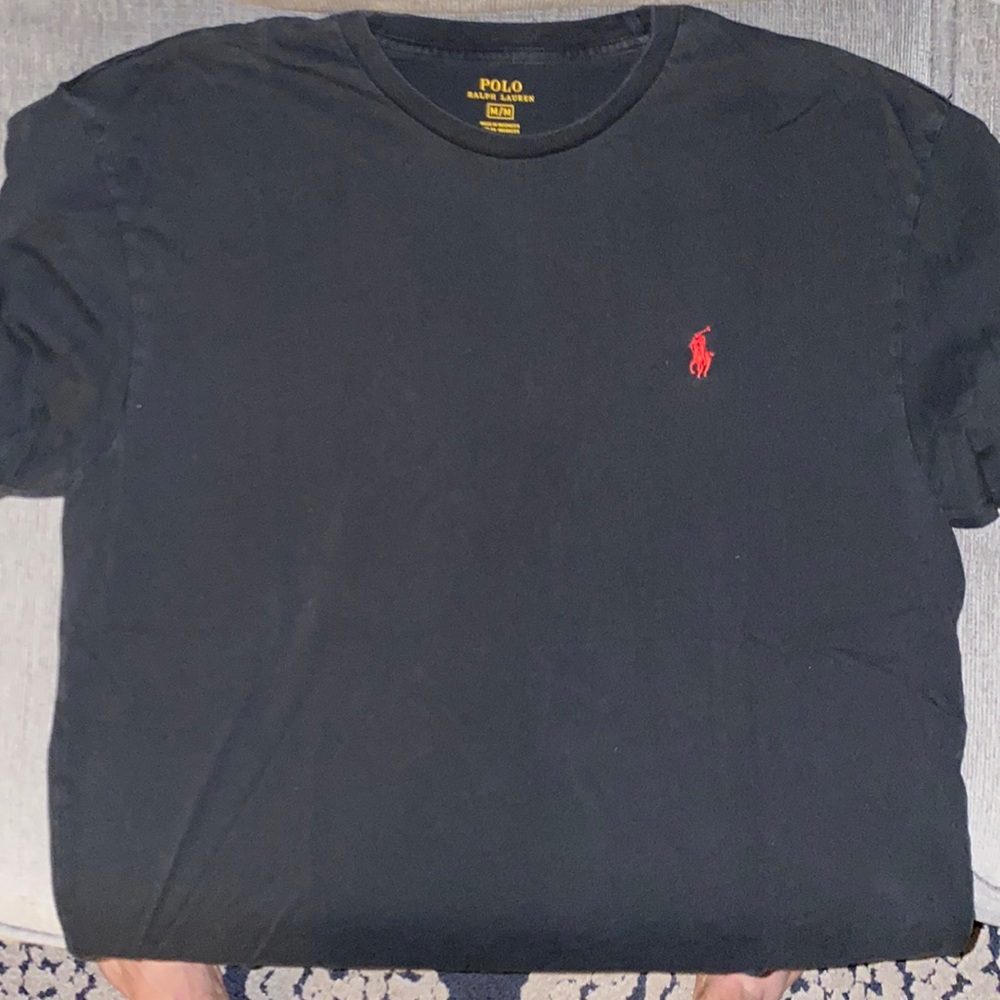 Mens Black Polo Ralph Lauren T-shirt - Black